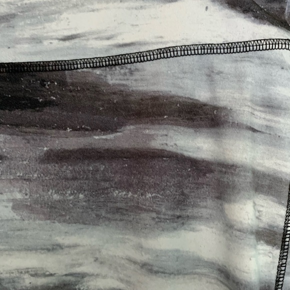 SO space dye full length leggings w/ cutouts at ankles sz S - Picture 3 of 10